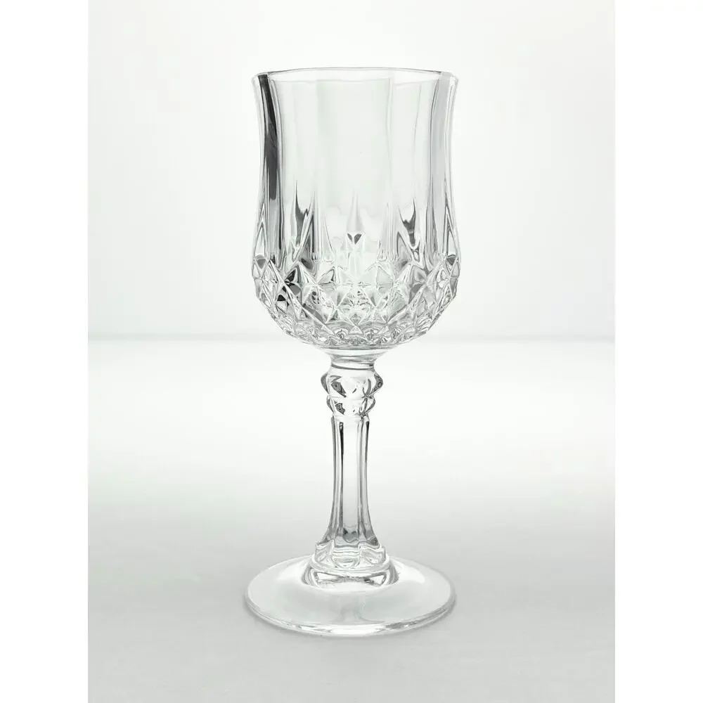 Cristal d’Arques “Longchamp” 12 Crystal Cordial Liqueur Wine Glasses 4 5/8” 2oz
